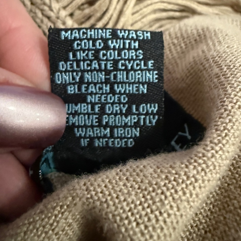 Cynthia Rowley Tan Festival Fringed Vest Sleeveless Long Small - Picture 10 of 10